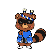 ゴールドのたぬき